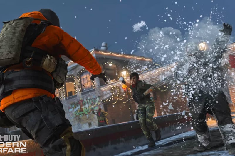 Anche in Call of Duty: Modern Warfare è Natale: ecco le battaglie con le palle di neve (video)