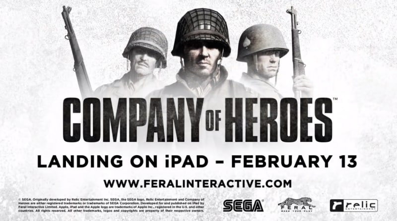 Company of Heroes: il mitico strategico di Relic disponibile da oggi per iPad (video)