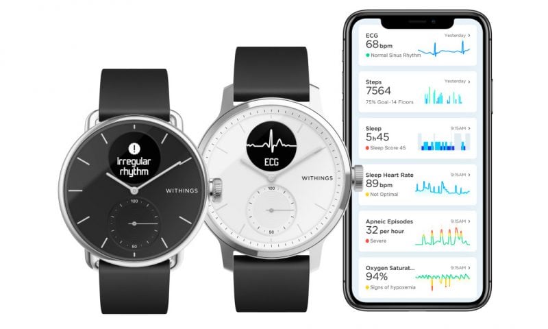 ScanWatch è il nuovo smartwatch ibrido di Withings con ECG, monitoraggio apnea notturna e batteria da un mese (foto)