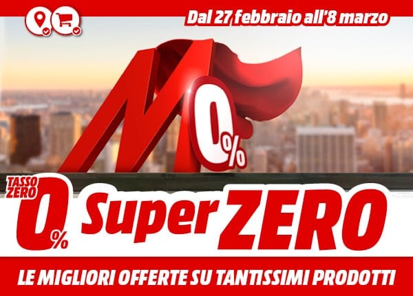 Volantino MediaWorld “Super ZERO” 27 feb - 8 mar: iPhone 11 in sconto a tasso zero (foto | Ultimi giorni)