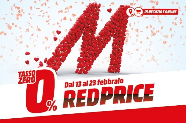 Volantino MediaWorld “RED PRICE” 13-23 febbraio: forti ribassi per smartphone, TV e notebook (foto | Ultimi giorni)