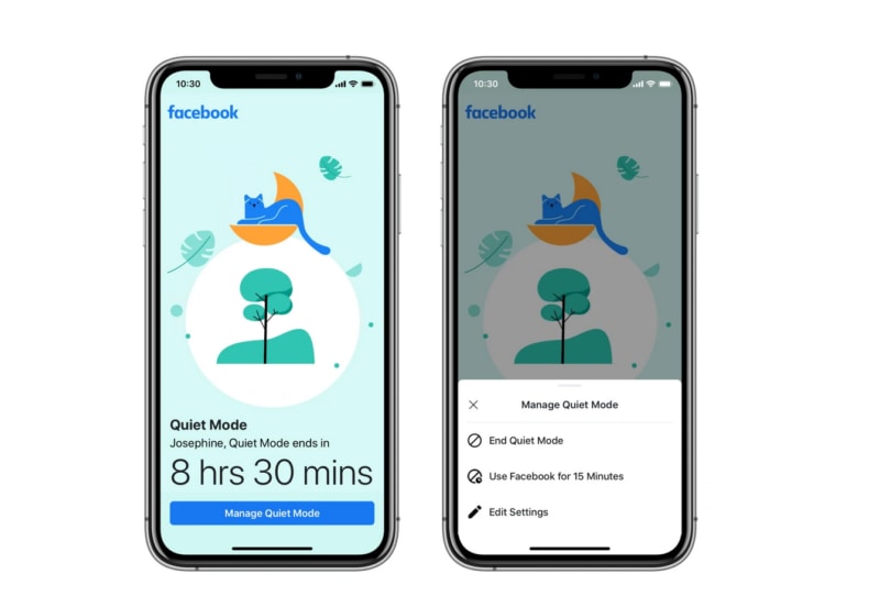 Facebook introduce la Quiet Mode, per non distrarvi con le notifiche