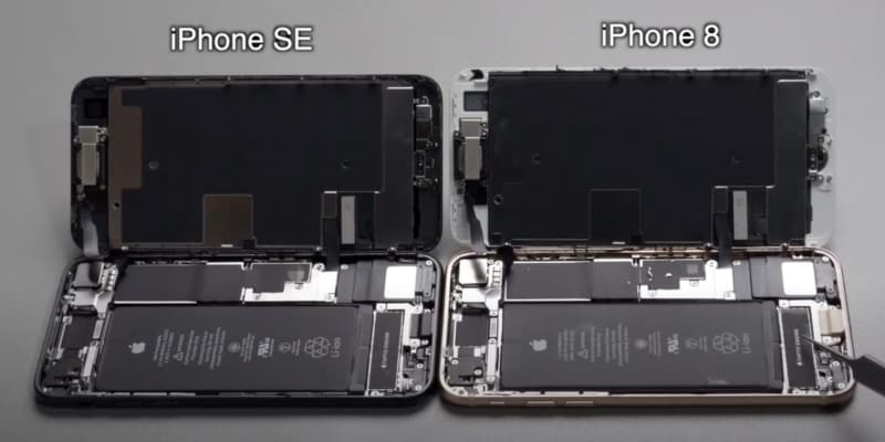iPhone SE 2020 e iPhone 8 sembrano due gocce d&#039;acqua anche all&#039;interno: le apparenze ingannano? (aggiornato)