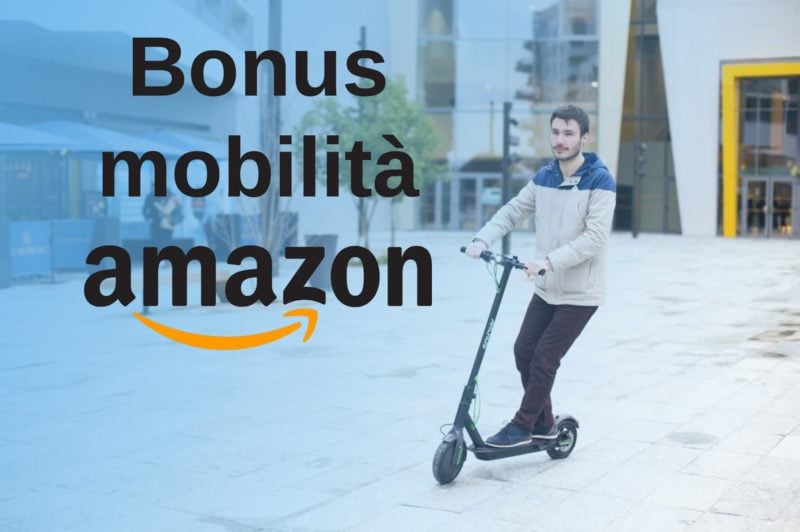 Bonus Mobilità su Amazon: rimborso del 60% per bici e monopattini elettrici