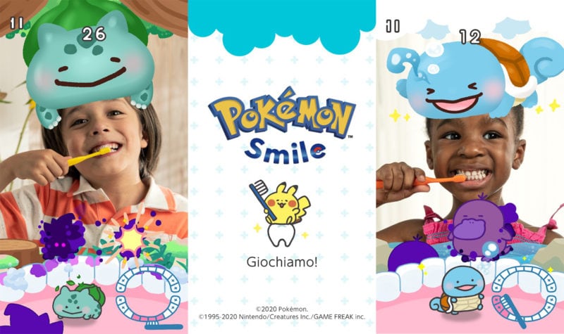 Pokémon Smile insegna ai bambini a lavarsi i denti divertendosi