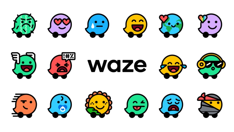 Waze si rifà il trucco per festeggiare 130 milioni di utenti: nuovo logo, design colorato e tanti &quot;moods&quot; (foto)