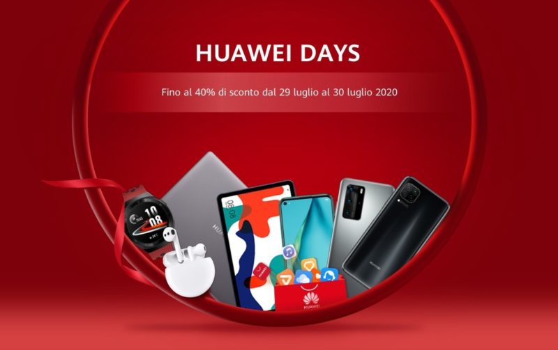 Al via gli Huawei Days, 48 ore di sconti fino al 40% su laptop, smartphone e tanto altro
