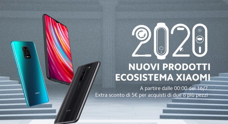 Offerte Mi Store &quot;Nuovi prodotti Xiaomi&quot; 13-19 luglio: 100€ di sconto per Mi 10! (aggiornato)