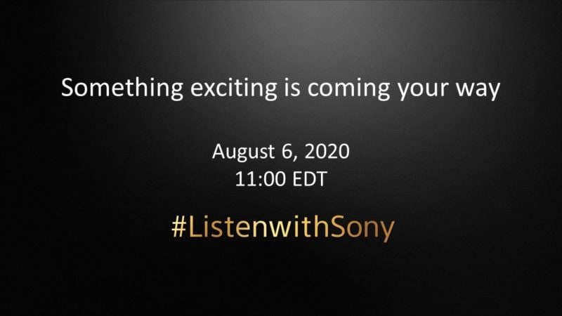 Sony ha un annuncio musicale per il 6 agosto: di cosa si tratterà?