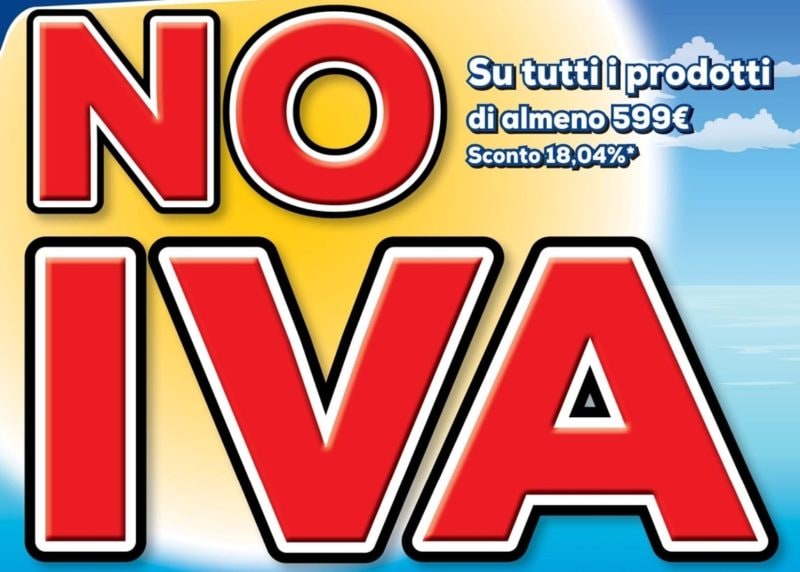Volantino Euronics “NO IVA” fino al 3 settembre: un mese di sconti da Tufano (foto)