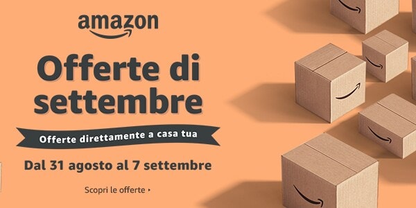 Amazon lancia le Offerte di Settembre: sembra quasi il Black Friday! (Ultimo giorno)