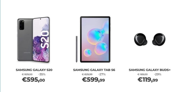 Offerte Unieuro &quot;Speciale Samsung&quot; fino al 16 agosto: Galaxy S20 e Note 20 in sconto (Ultimi giorni)