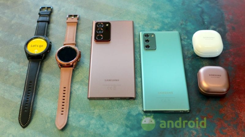 Samsung Note 20 / Watch 3 / Buds Live / Tab S7: tutte le anteprime (foto e video)