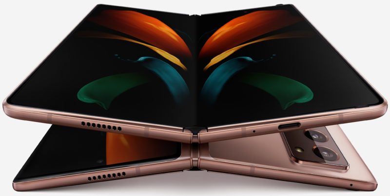 Galaxy Z Fold 2 ci mostra finalmente il suo design più nel dettaglio (foto)