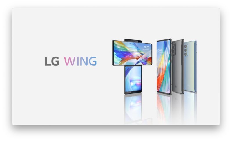 LG Wing ufficiale: altro che &quot;tvfonino&quot;, ecco il primo smartphone al mondo con doppio schermo rotante