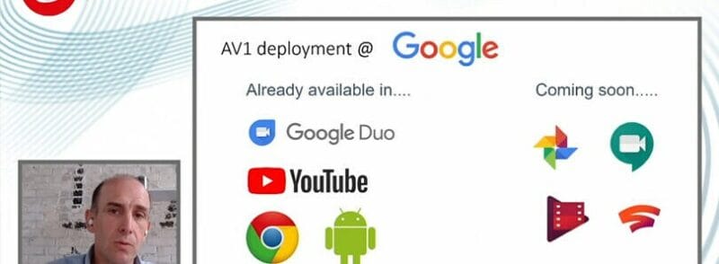 Google ha intenzione di allargare il supporto del codec AV1 su altre sue applicazioni: ecco quali