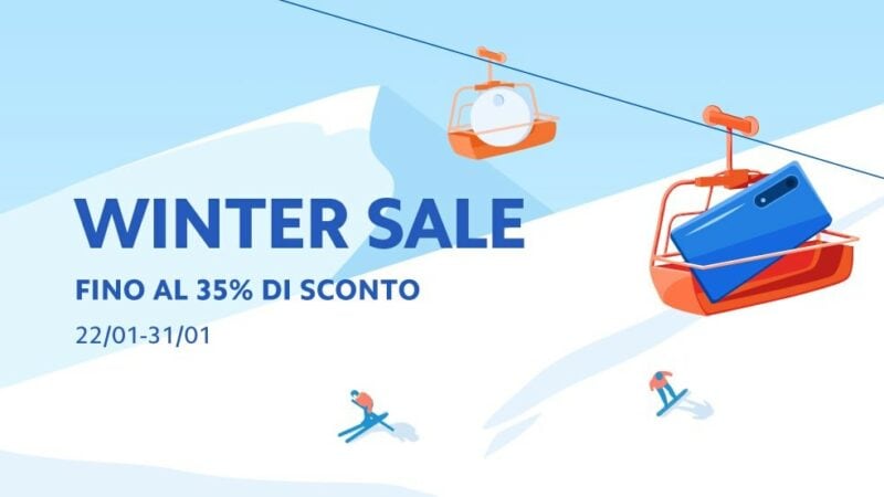 Offerte Xiaomi &quot;Winter Sale&quot; 22-31 gennaio: tagli di prezzo fino al 35% per smartphone e domotica