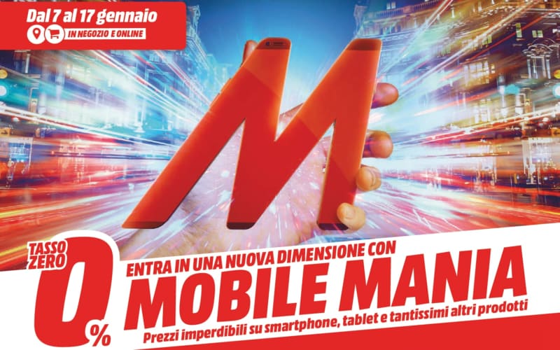 Volantino MediaWorld “MOBILE MANIA” 7-17 gennaio: iPhone 12, Xiaomi Mi 10T e Galaxy S20+ in sconto (foto)