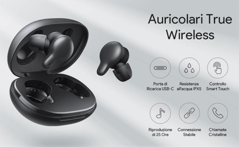 Auricolari Wireless AUKEY in SCONTO a soli 14€ su Amazon: BEST-BUY assoluto!