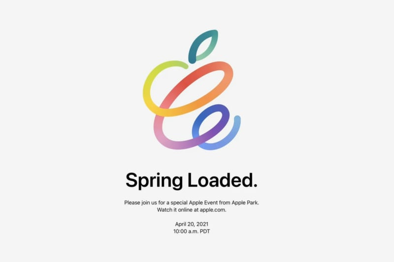 Un&#039;interessante interpretazione dell&#039;immagine di Spring Loaded suggerisce il lancio di iMac colorati