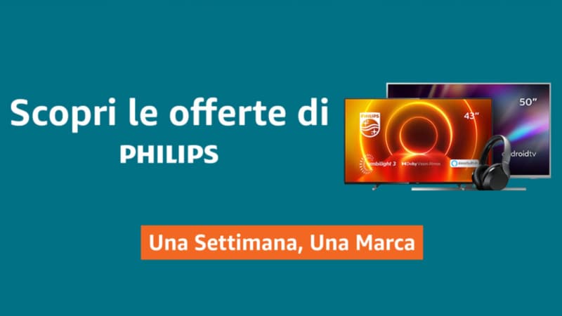 Grandi Offerte Amazon per Philips: Smart TV, auricolari e cuffie fino al 55% di sconto