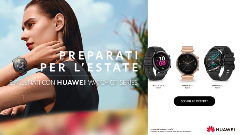 Promozioni estive Huawei: sconti per smartwatch, Huawei P40 Pro e Matebook D14 (foto)