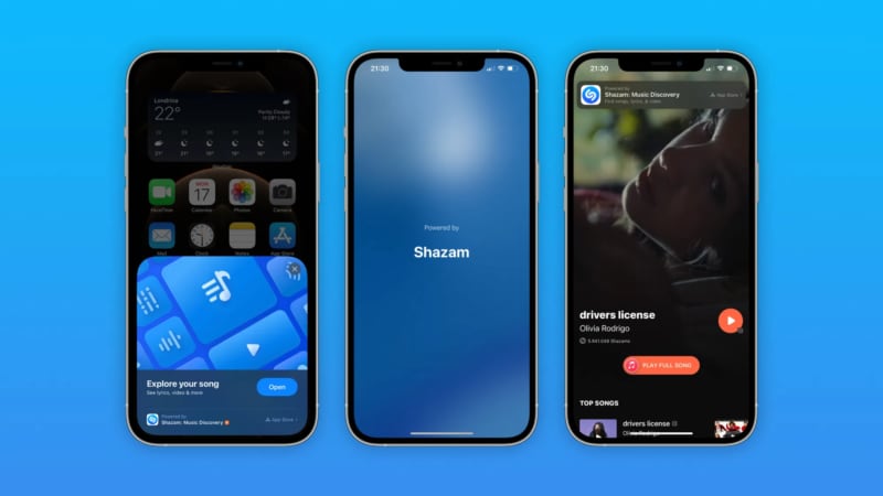 iOS 14.6 introduce un App Clip per Shazam