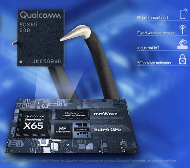 Il 5G si aggiorna e con lui il modem Snapdragon X65 (fino a 10 Gbps)