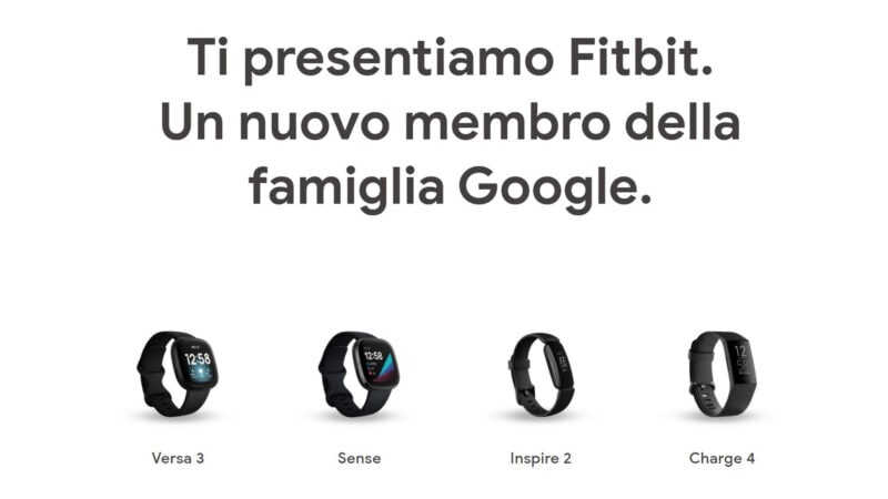 Il Google Store accoglie gli smartwatch e le smartband Fitbit: ecco i modelli disponibili in Italia