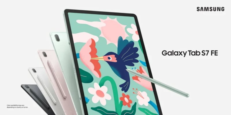 Galaxy Tab S7 FE già in ribasso su Amazon: il tablet Samsung da 12,4″ con S-Pen