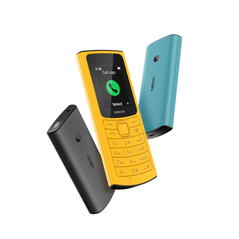 Nokia 110 4G e 105 4G, i due nuovi feature phone forti della loro connettività 4G e delle chiamate vocali HD (foto)