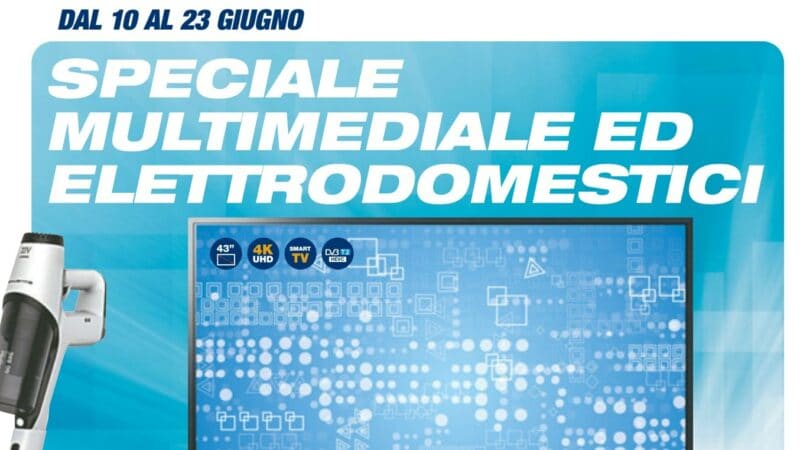 Volantino Esselunga &quot;Speciale Multimediale&quot; 10-23 giugno: auricolari TWS a solo 1€ con i prodotti selezionati (foto)