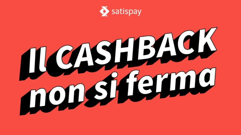 Con Satispay il Cashback non si ferma: fino a 150€ di rimborso acquistando nei negozi convenzionati
