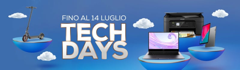 Offerte Euronics “Tech Days” 1-14 luglio: il meglio dell&#039;informatica in sconto
