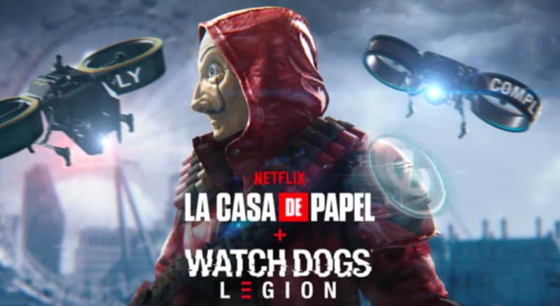 Watch Dogs: Legion incontra La Casa di Carta in una nuova missione online crossover (video)