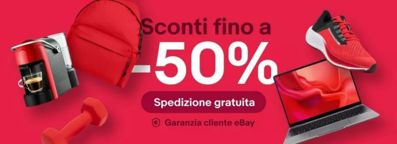 10 offerte eBay di Settembre: -50% su smartphone, notebook, televisori, domotica
