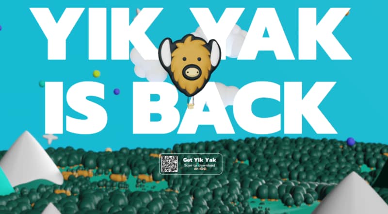 Yik Yak è tornata: una nuova vita è iniziata per l&#039;app di messaggistica anonima