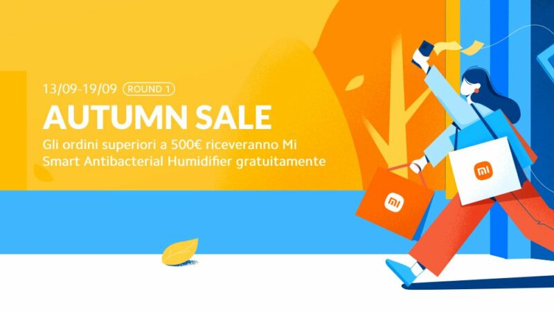 Offerte Xiaomi &quot;Autumn Sale&quot;: c&#039;è un curioso regalo per gli ordini da 500€ in su