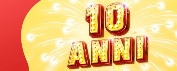 Yeppon festeggia i suoi 10 anni con 10 giorni ricchi di offerte
