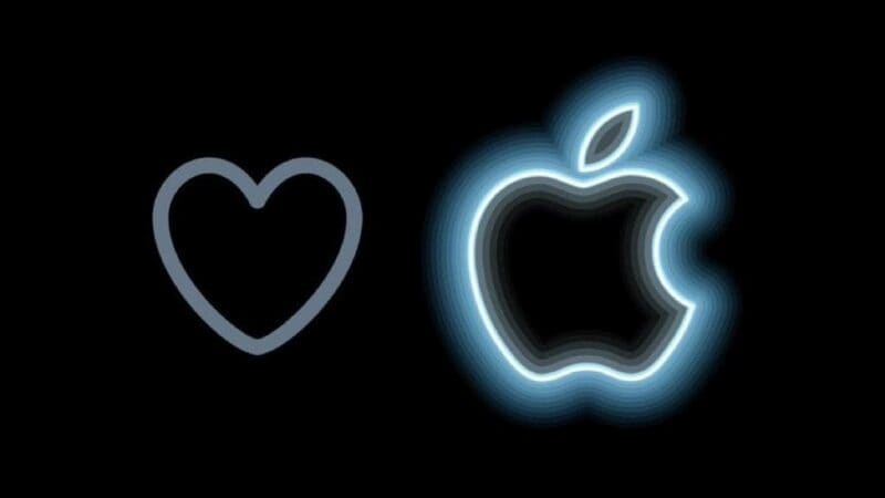 Il cuoricino di Twitter si trasforma nella mela di Apple per celebrare l&#039;evento di stasera