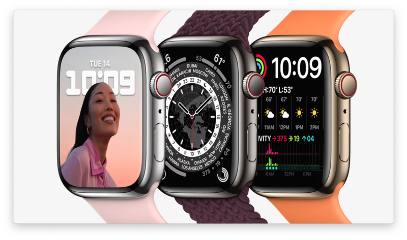 Apple Watch Series 7 ufficiale: design tutte curve, (quasi) al vecchio prezzo
