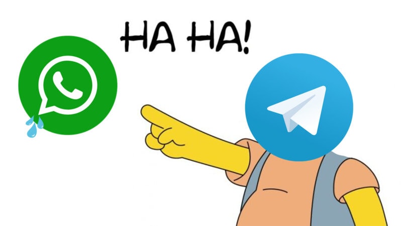 Telegram si prende gioco di WhatsApp per il trasferimento delle chat arrivato solo ora